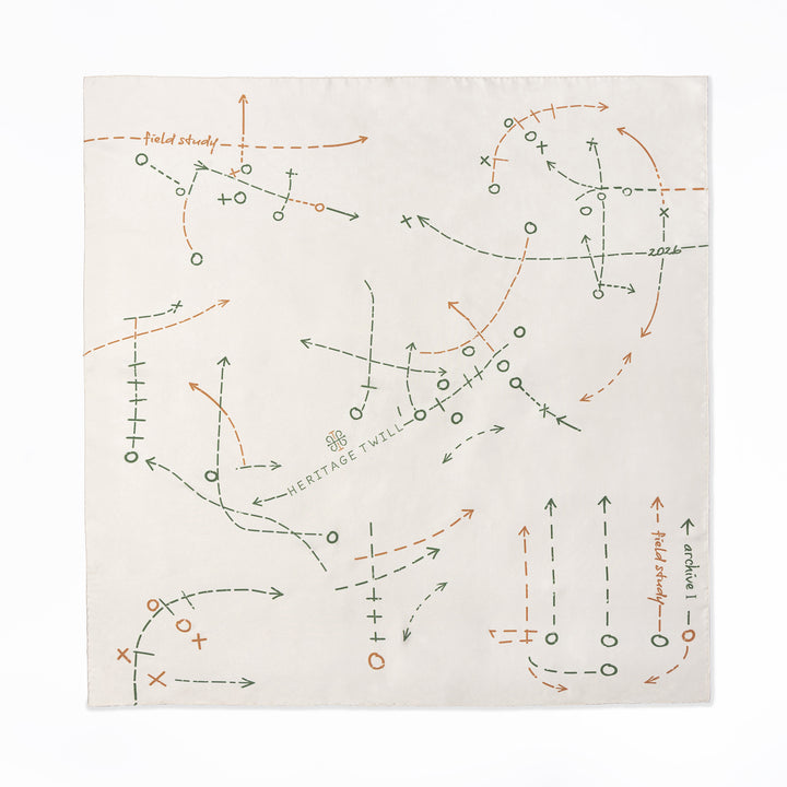 Field Study I Silk Scarf