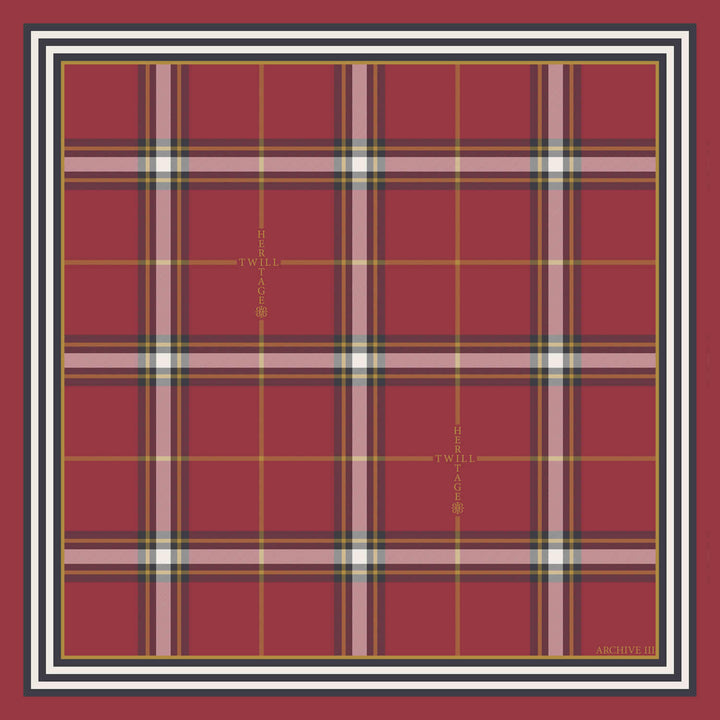 Heirloom Check Silk Scarf - Pre-Order