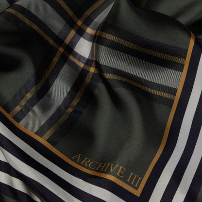 Heirloom Check Silk Twilly