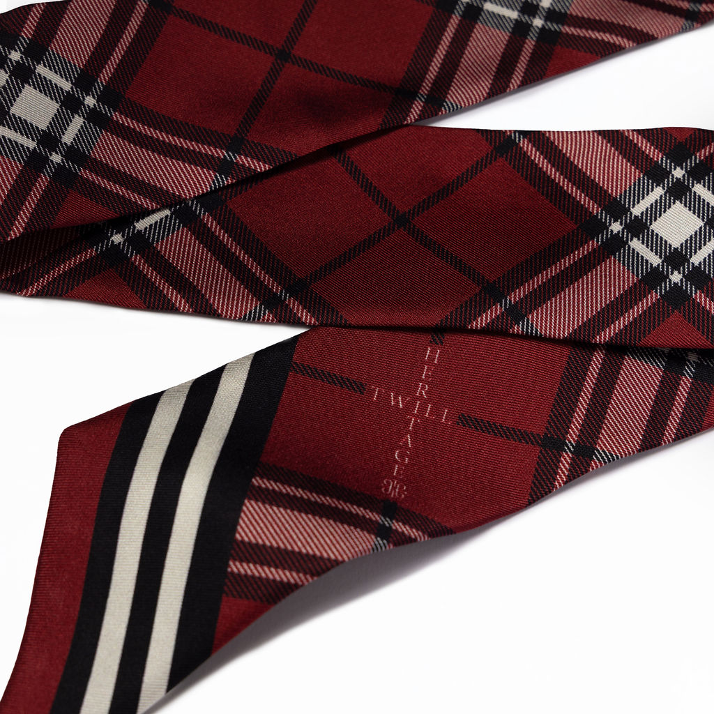 Heirloom Check Silk Twilly