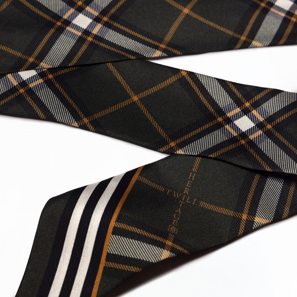 Heirloom Check Silk Twilly