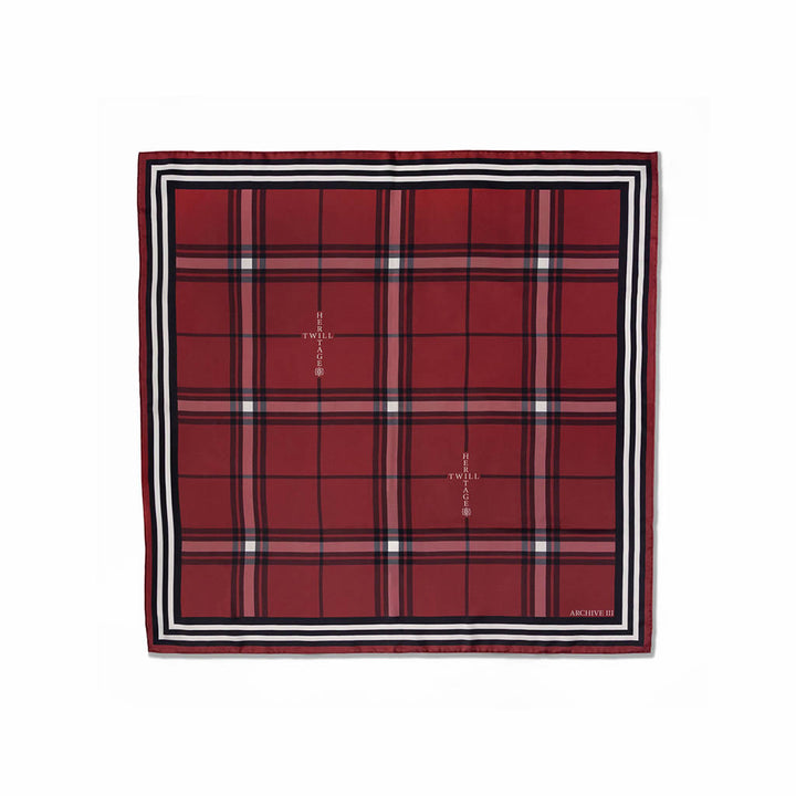 Heirloom Check Silk Bandana