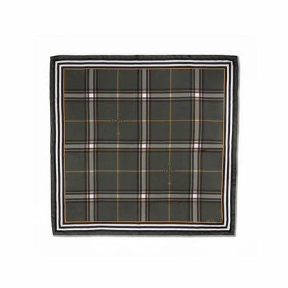 Heirloom Check Silk Bandana