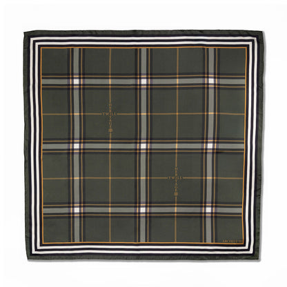Heirloom Check Silk Scarf
