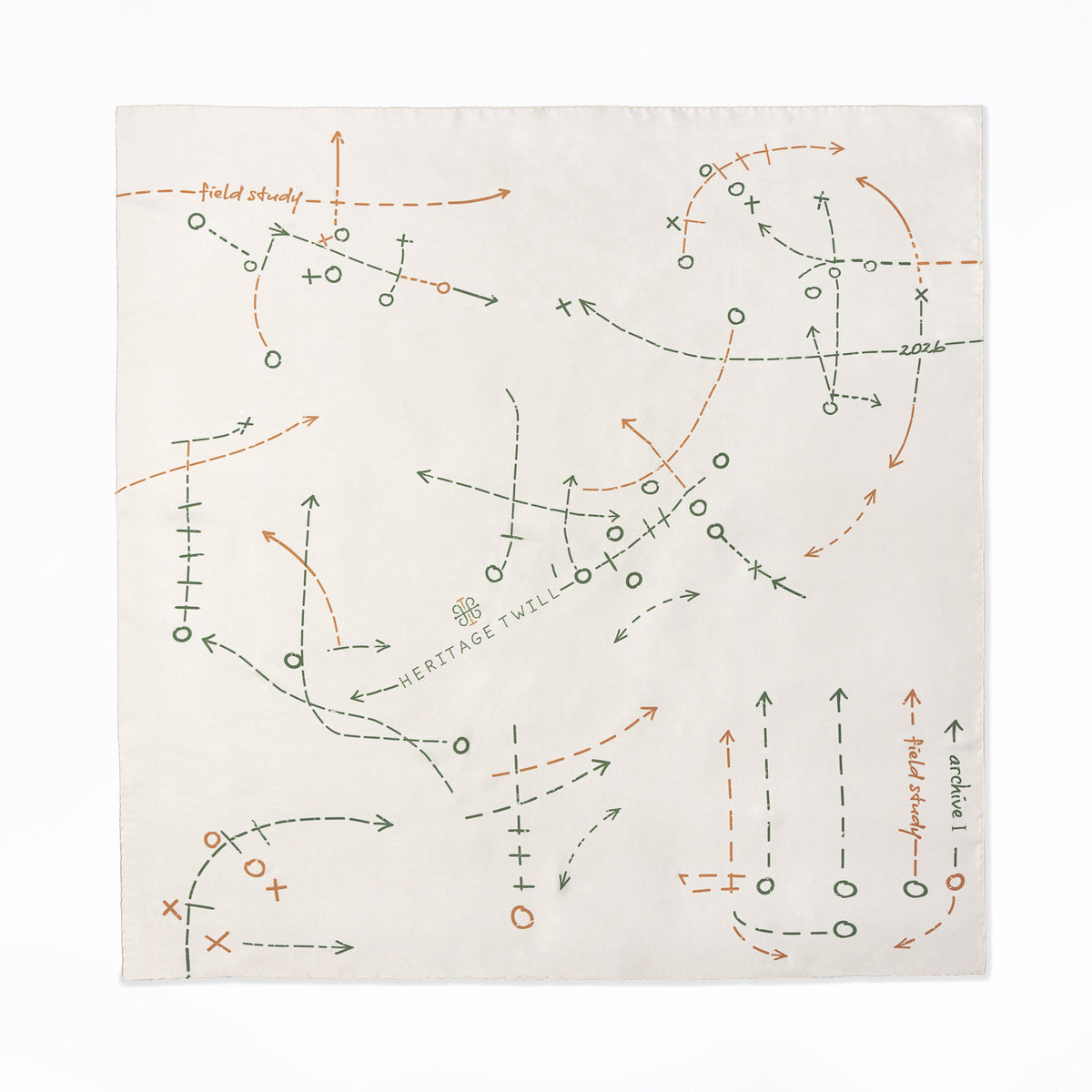 Field Study I Silk Scarf