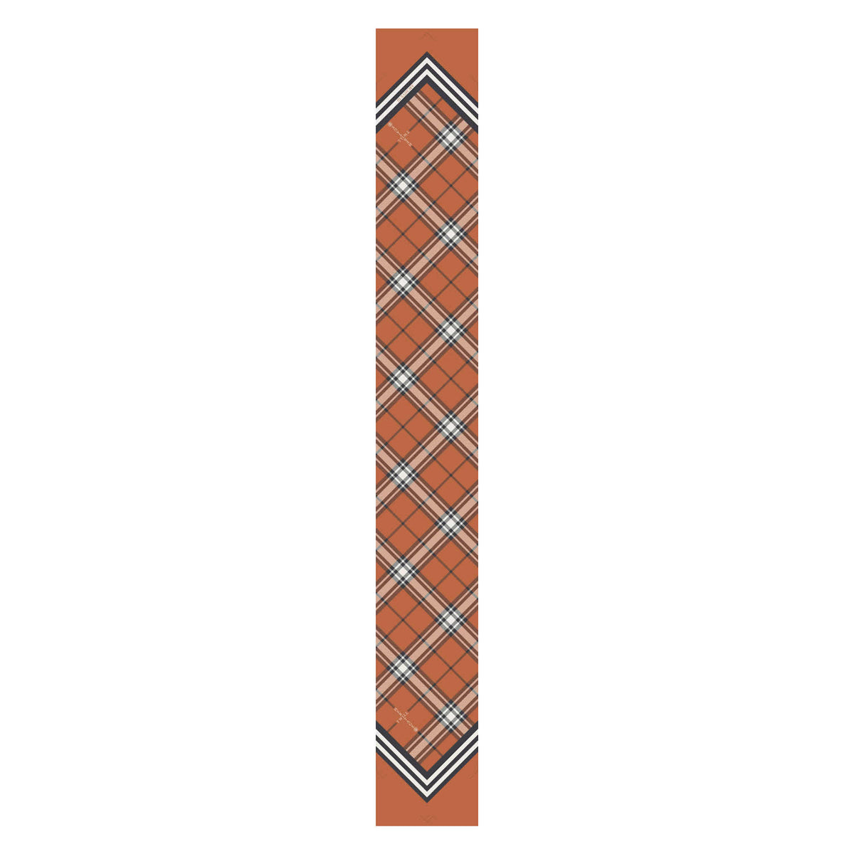 Heirloom Check Silk Twilly - Pre-Order