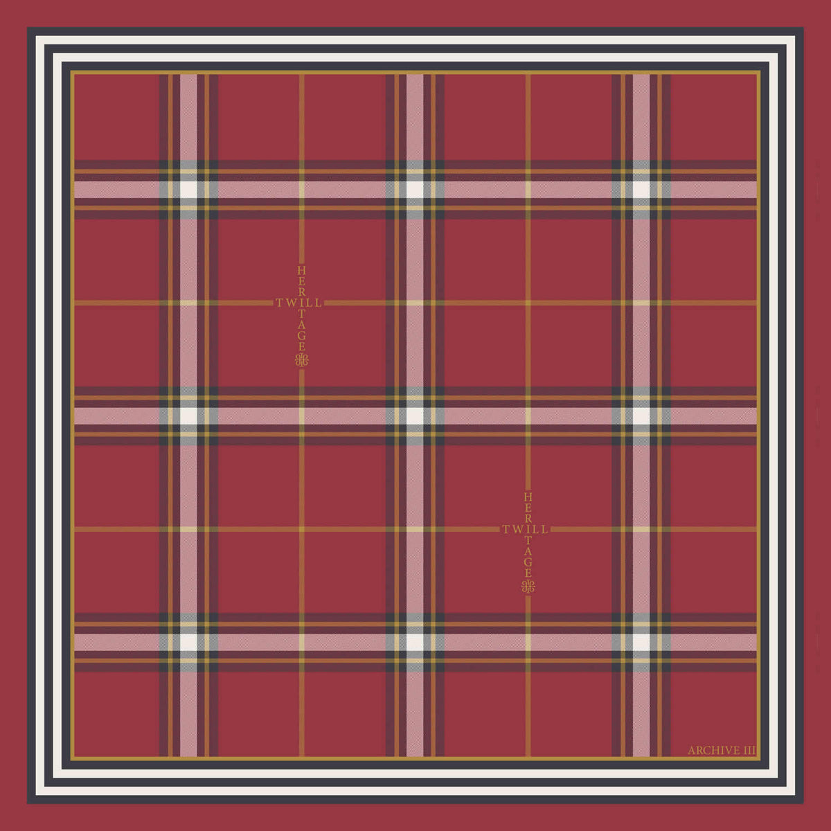 Heirloom Check Silk Scarf - Pre-Order