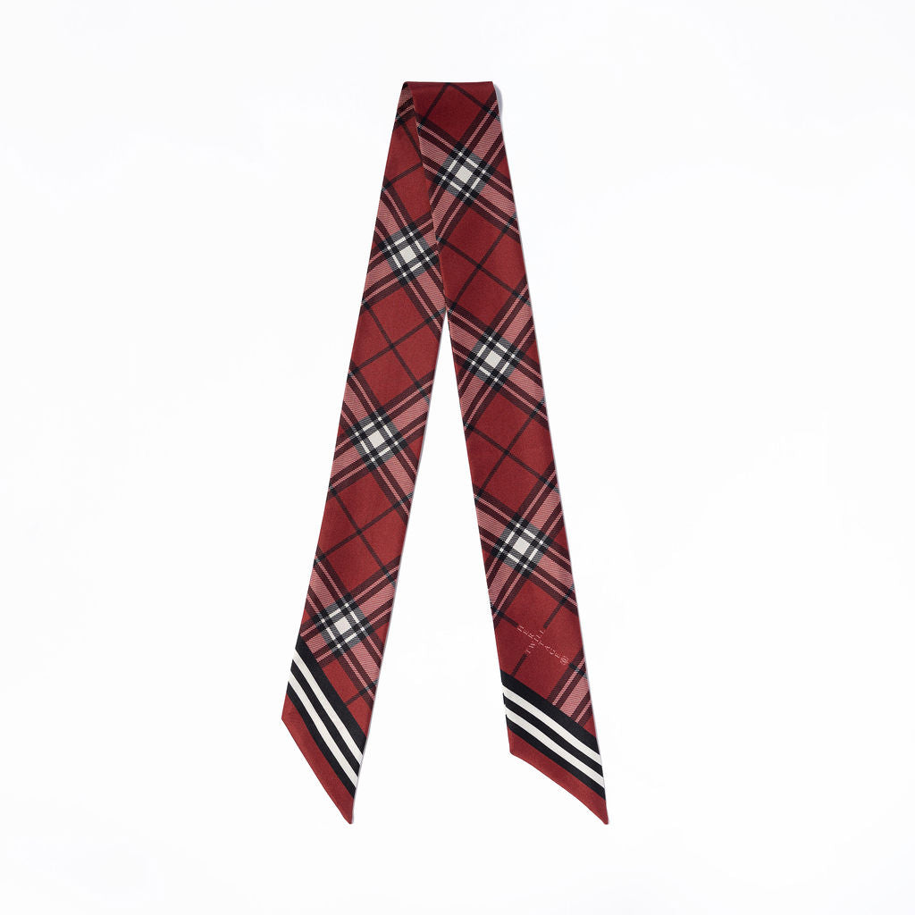 Heirloom Check Silk Twilly