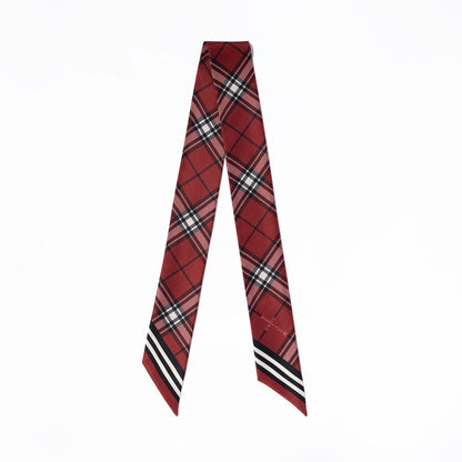 Heirloom Check Silk Twilly